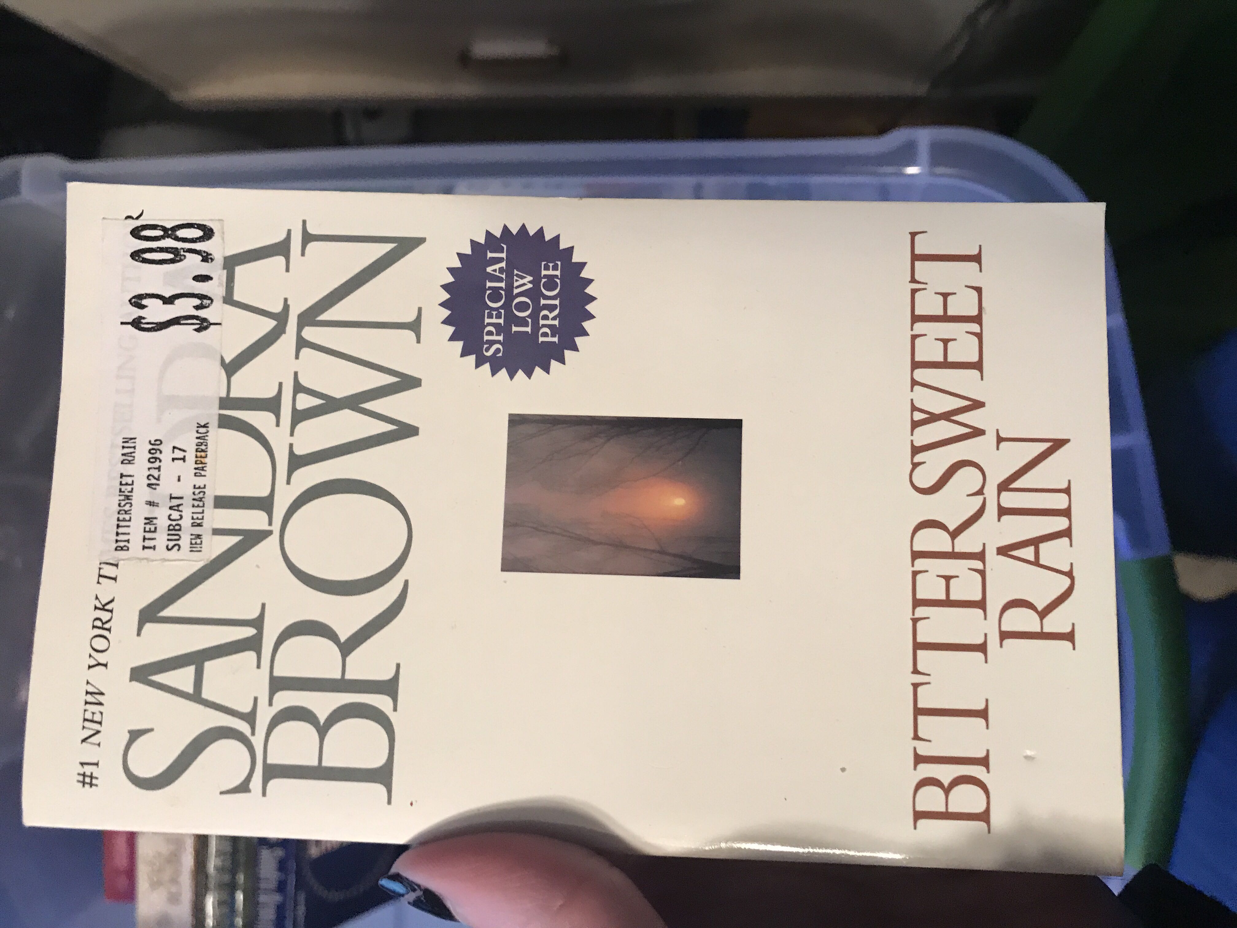 Bittersweet Rain - Sandra Brown (Grand Central Publishing - Paperback) book collectible [Barcode 9780446603096] - Main Image 2