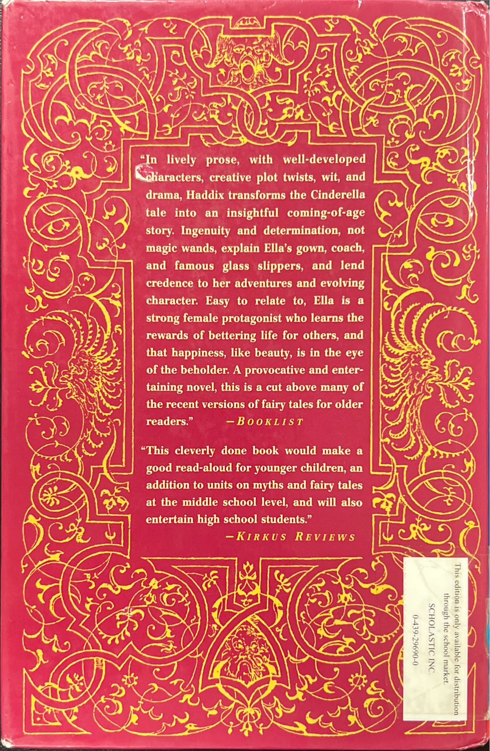 Just Ella - Margaret Peterson Haddix (- Hardcover) book collectible [Barcode 9780439296908] - Main Image 2