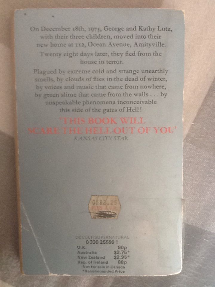 The Amityville Horror - Jay Anson (Pan - Paperback) book collectible [Barcode 9780330255998] - Main Image 2