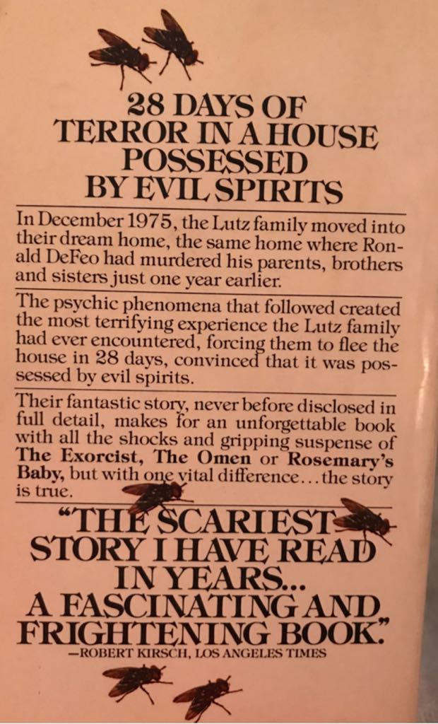 The Amityville Horror - Jay Anson (Berkley - Paperback) book collectible [Barcode 9780553116601] - Main Image 2