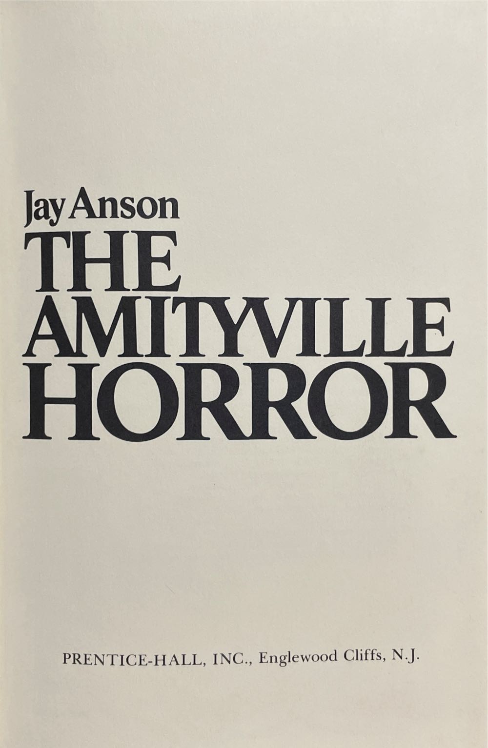 The Amityville Horror - Jay Anson (- Hardcover) book collectible - Main Image 2