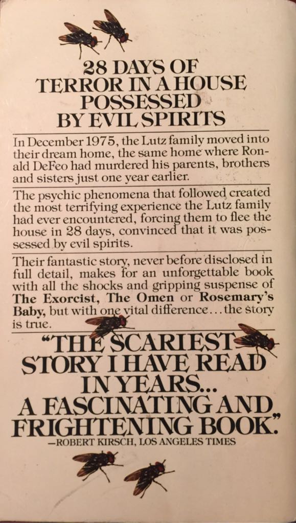 The Amityville Horror  (A Bantam Book) book collectible - Main Image 2