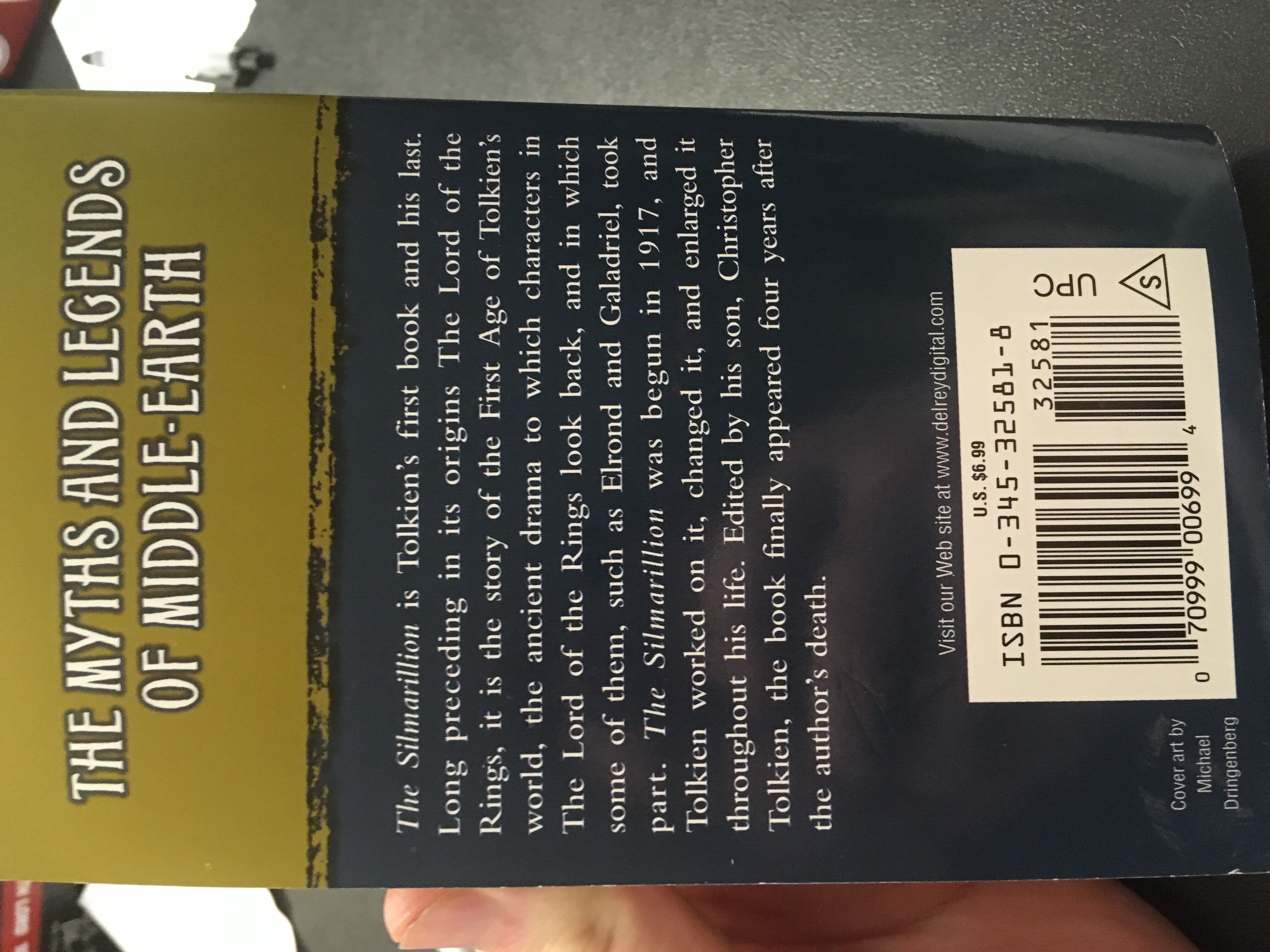 The Simarillion - Tolkein, J.R.R. (Easton Press - Hardcover) book collectible [Barcode 0345325818] - Main Image 2