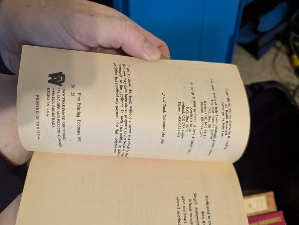 The Black Swan - Mercedes Lackey (Paperback) book collectible [Barcode 0886778905] - Main Image 3