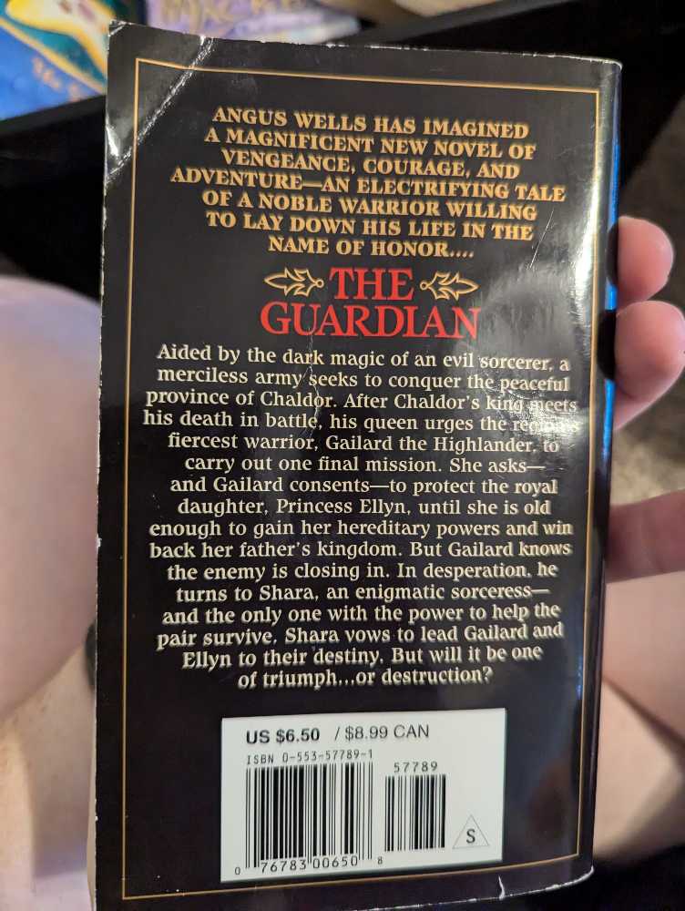 Guardian, The - Angus Wells (Bantam - Paperback) book collectible [Barcode 9780553577891] - Main Image 2