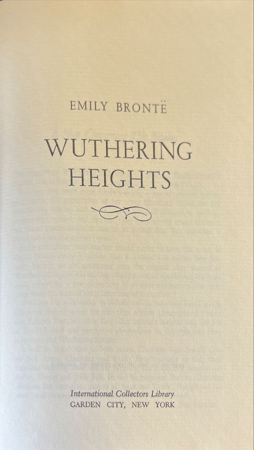 Wuthering Heights - Emily Bronte (- Hardcover) book collectible [Barcode 1593083610] - Main Image 2
