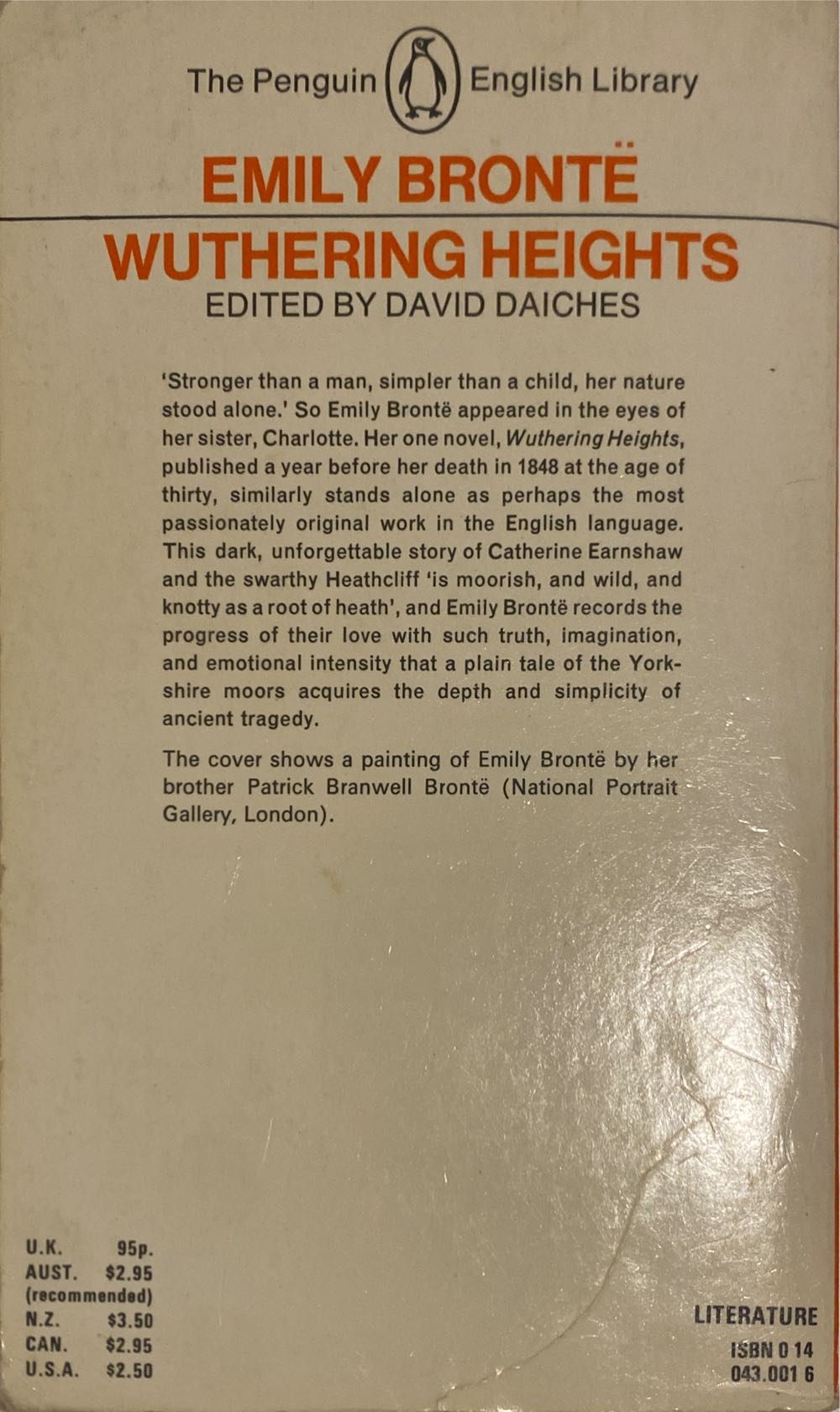 Wuthering Heights - Emily Bronte (Penguin Classics - Paperback) book collectible [Barcode 9780140430011] - Main Image 2