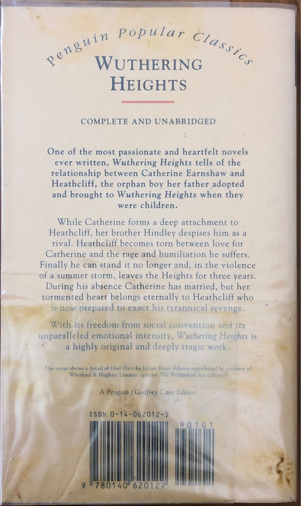 Wuthering Heights - Charlotte Brönte (Penguin - Paperback) book collectible [Barcode 9780140620122] - Main Image 2