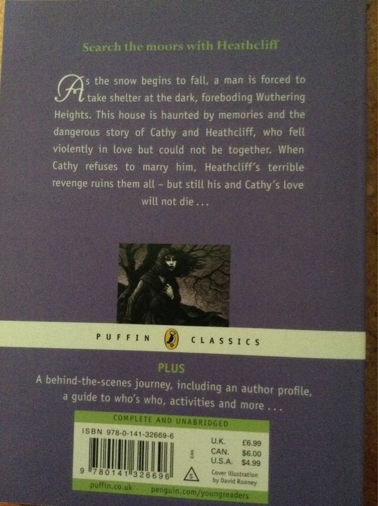 Wuthering Heights - Emily Bronte (Puffin - Trade Paperback) book collectible [Barcode 9780141326696] - Main Image 2