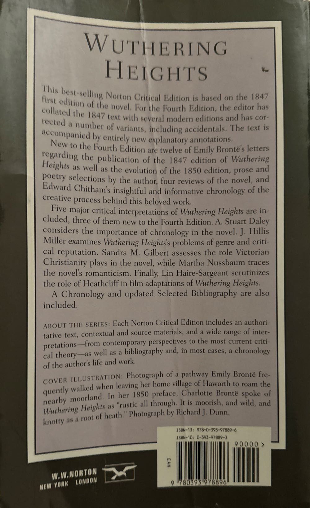 Wuthering Heights - Emily Bronte (W. W. Norton & Company - Paperback) book collectible [Barcode 9780393978896] - Main Image 2