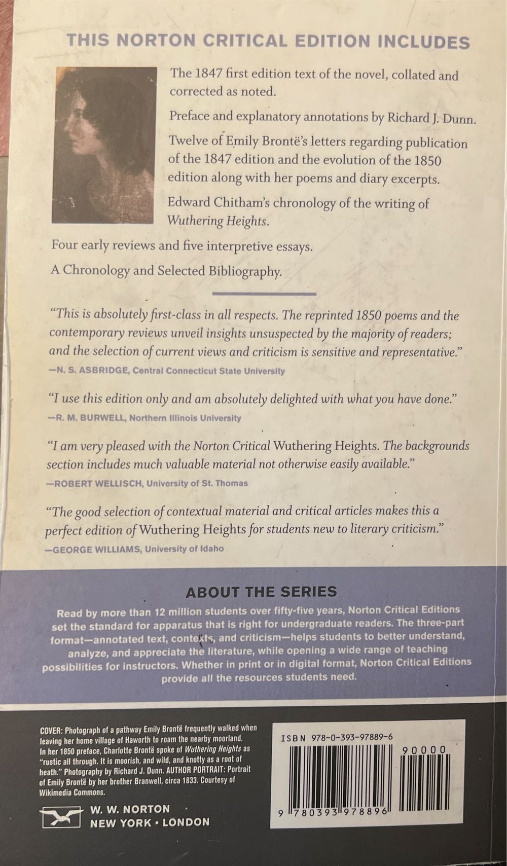 Wuthering Heights - Emily Bronte (W. W. Norton & Company - Paperback) book collectible [Barcode 9780393978896] - Main Image 6