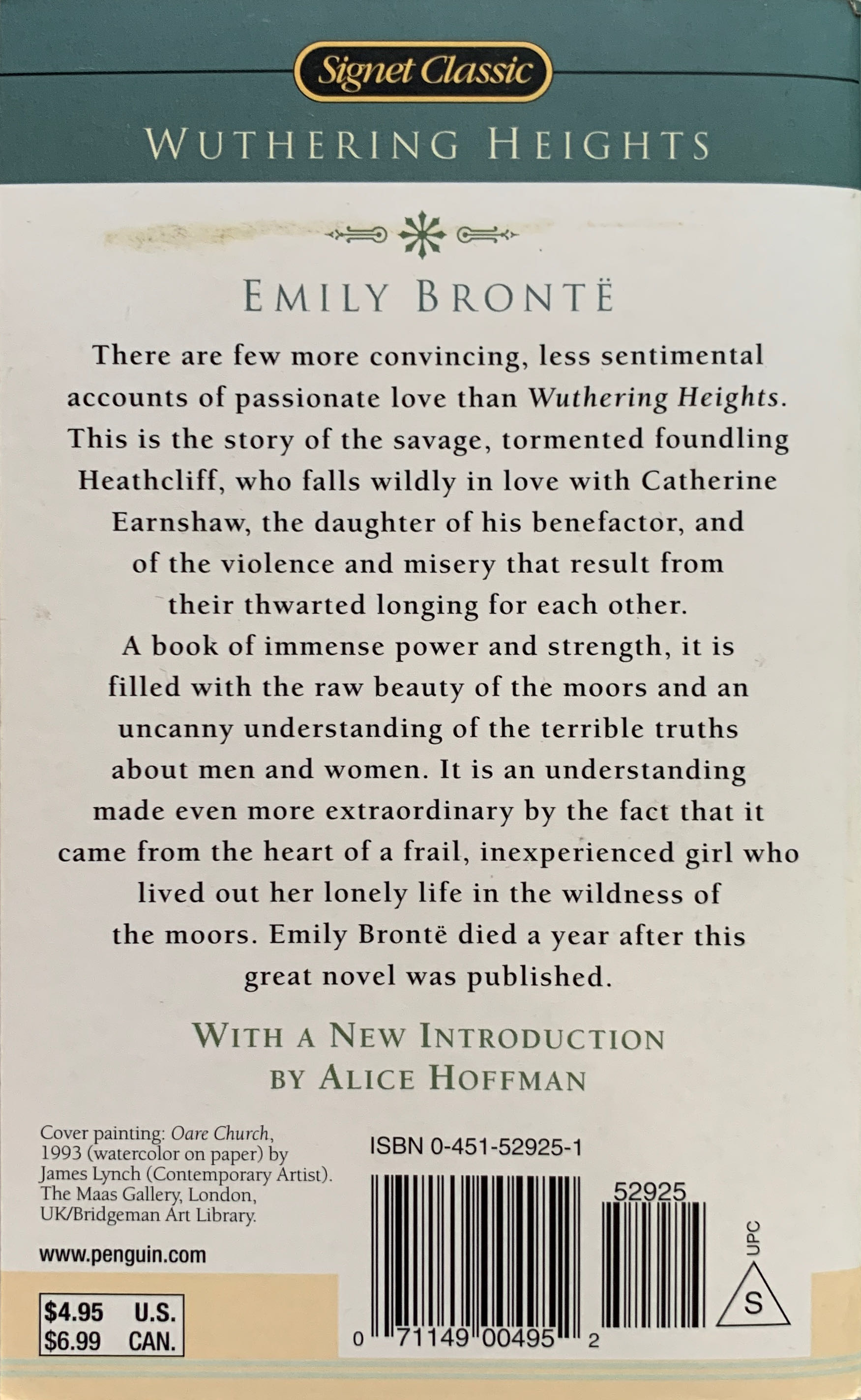 Wuthering Heights - Emily Bronte (A Signet Classic - Paperback) book collectible [Barcode 9780451529251] - Main Image 2