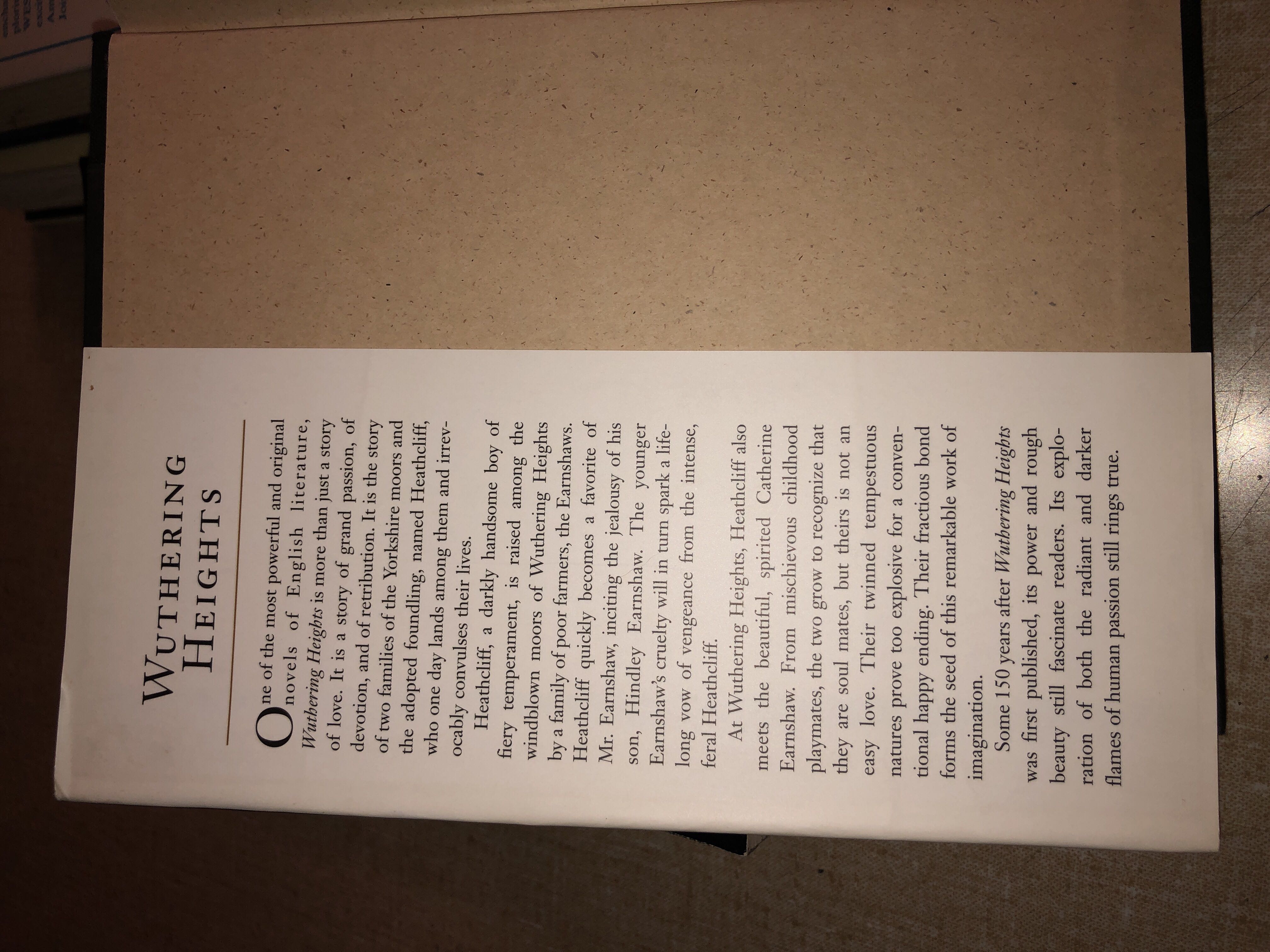 Wuthering Heights - Emily Bronte (Barnes & Noble - Hardcover) book collectible [Barcode 9780880299183] - Main Image 3