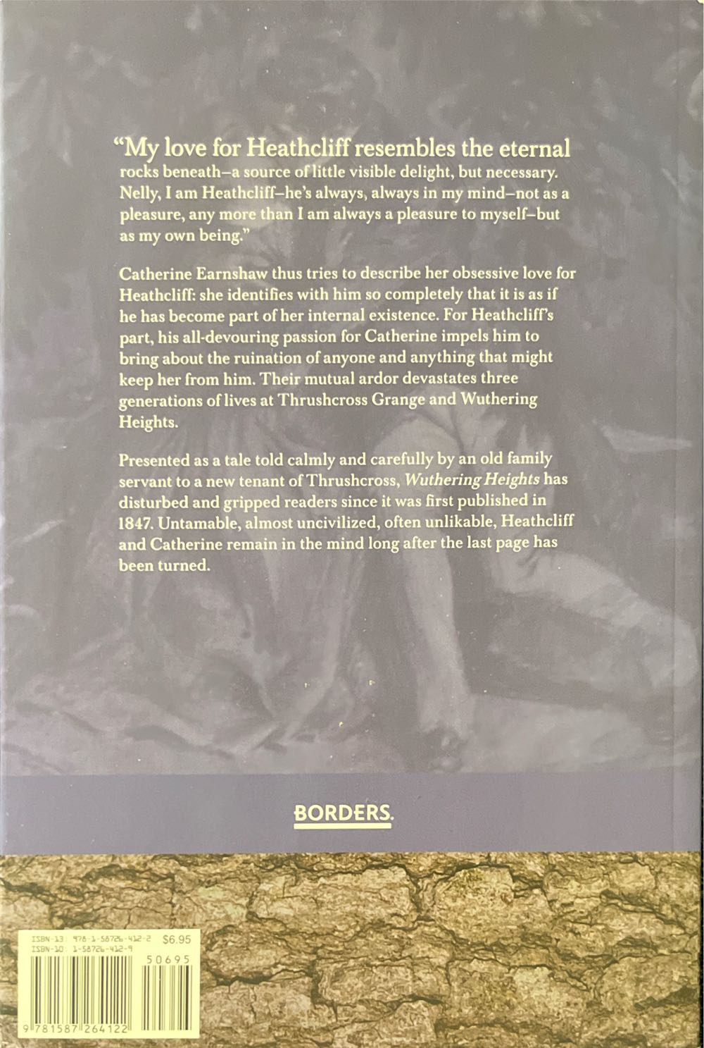 Wuthering Heights - Emily Bronte͏̈ (Borders - Paperback) book collectible [Barcode 9781587264122] - Main Image 3