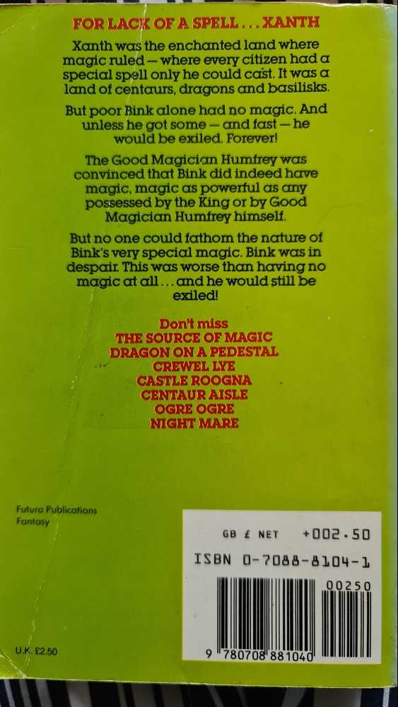 A Spell For Chameleon - Piers Anthony (Futura - Paperback) book collectible [Barcode 9780708881040] - Main Image 2