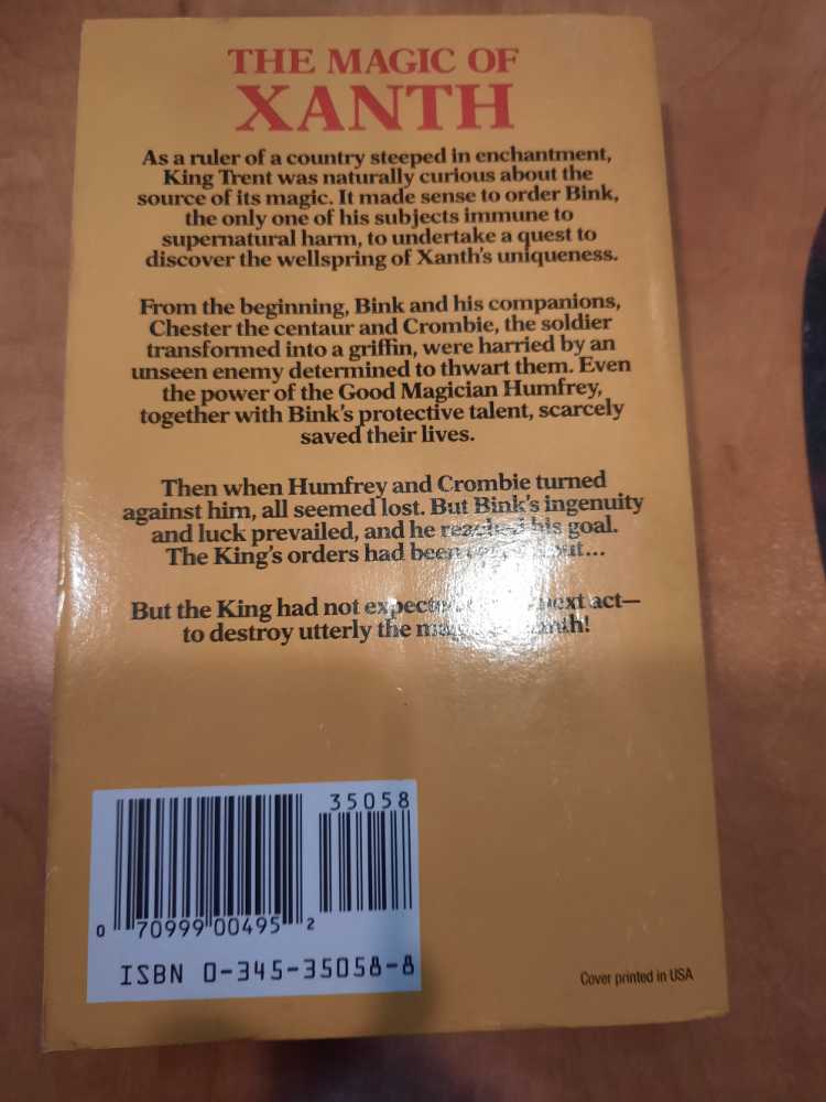 The Source Of Magic - Piers Anthony (Paperback) book collectible [Barcode 0345350588] - Main Image 2