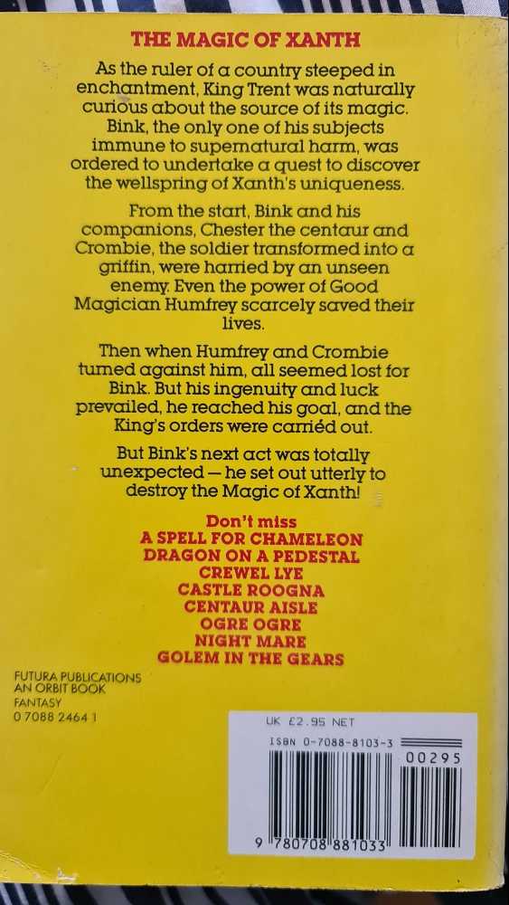 The Source Of Magic - Piers Anthony (Futura - Paperback) book collectible [Barcode 9780708881033] - Main Image 2