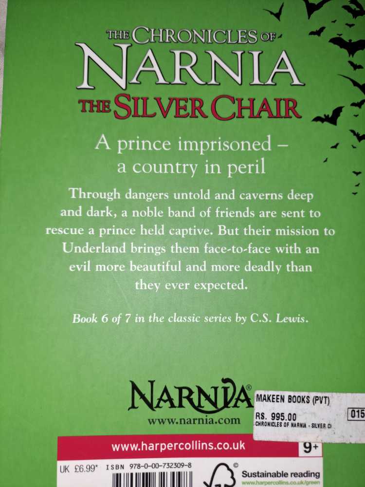 The Silver Chair - C.S. Lewis (HarperCollins UK - Paperback) book collectible [Barcode 9780007323098] - Main Image 2