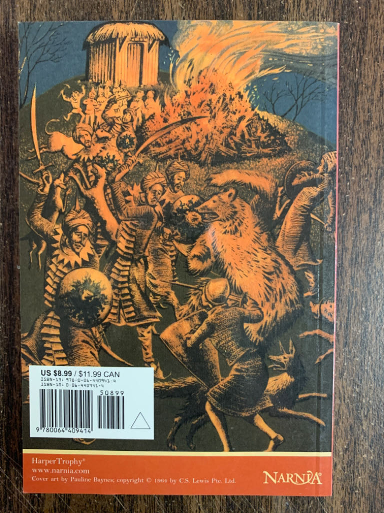 The Last Battle - C. S. Lewis (HarperTrophy - Paperback) book collectible [Barcode 9780064409414] - Main Image 2