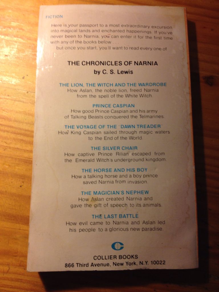 The Last Battle - S. Lewis (Collier Books) book collectible - Main Image 2