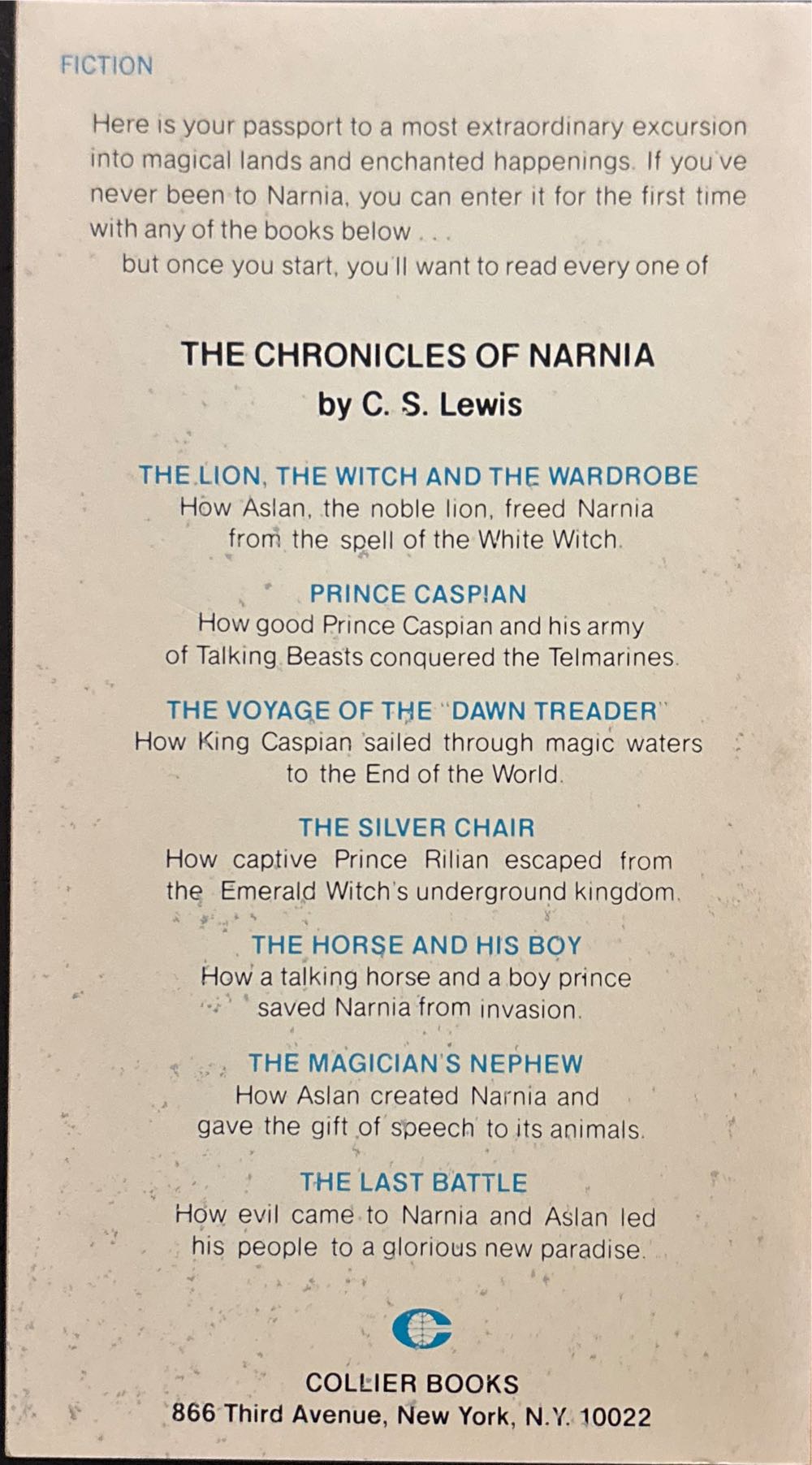 The Last Battle - C. S. Lewis (The MacMillian Company - Paperback) book collectible - Main Image 2