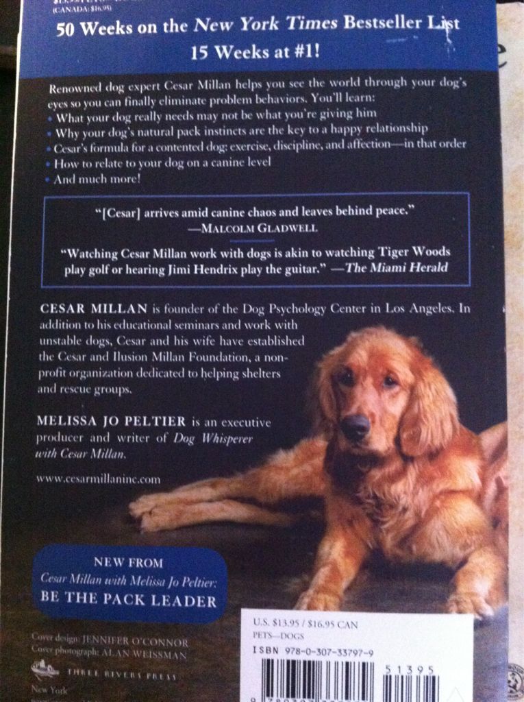 Cesar’s Way - Cesar Millan (Three Rivers Press - Paperback) book collectible [Barcode 9780307337979] - Main Image 2