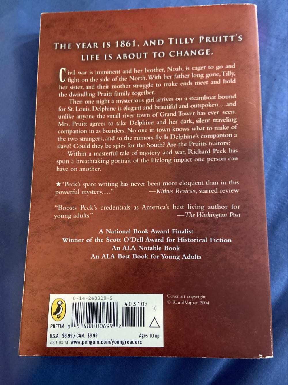 The River Between Us - Richard Peck (Puffin - Paperback) book collectible [Barcode 9780142403105] - Main Image 2