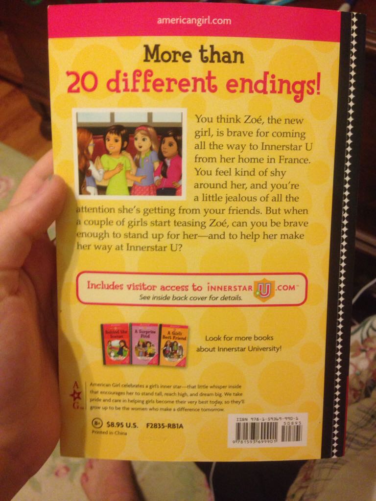 The New Girl - Laurie Calkhoven (American Girl Publishing Inc - Paperback) book collectible - Main Image 2