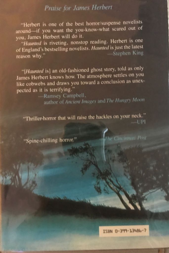 Haunted - James Herbert (G.P. PUTNAM’s Sons - Hardcover) book collectible [Barcode 9780399134869] - Main Image 2