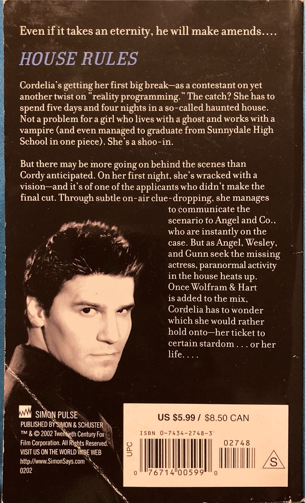 Angel (Season BtVS 5/ A 2 #11): Haunted - James patterson Patterson (Simon Pulse - Paperback) book collectible [Barcode 9780743427487] - Main Image 2