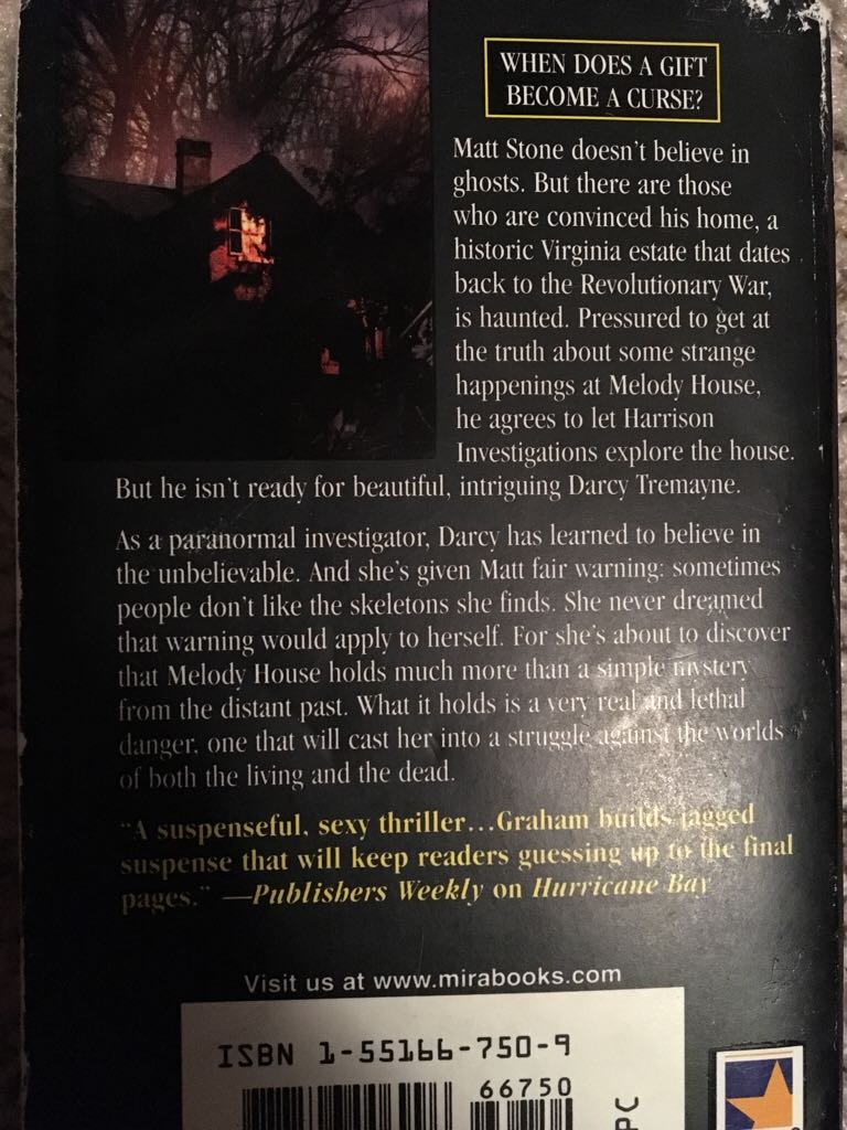 Haunted - Heather Graham (Mira - Paperback) book collectible [Barcode 9781551667508] - Main Image 2