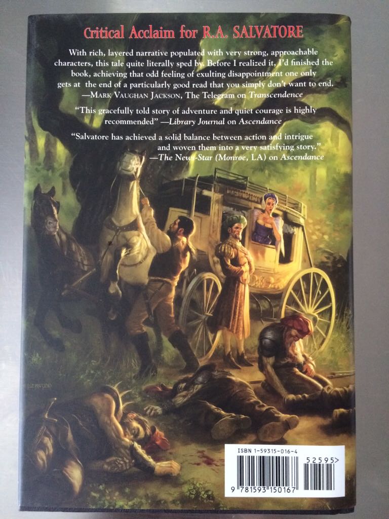 Saga Of The First King: Book 1: The Highwayman - R. A. Salvatore (CDS Books - Hardcover) book collectible [Barcode 9781593150167] - Main Image 2