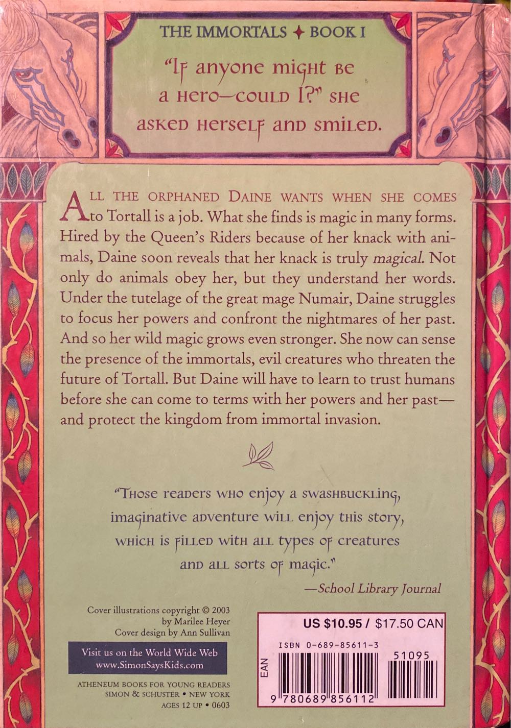 Wild Magic - Tamora Pierce (Simon Pulse - Hardcover) book collectible [Barcode 9780689856112] - Main Image 3