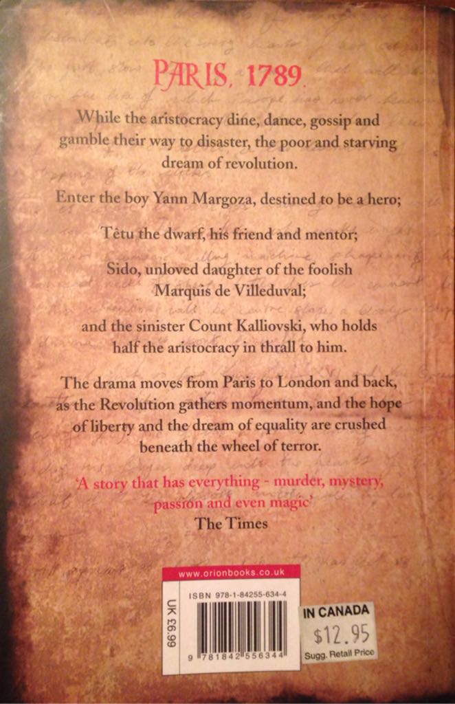 The Red Necklace - Sally Gardner (Orion Books - Paperback) book collectible [Barcode 9781842556344] - Main Image 2