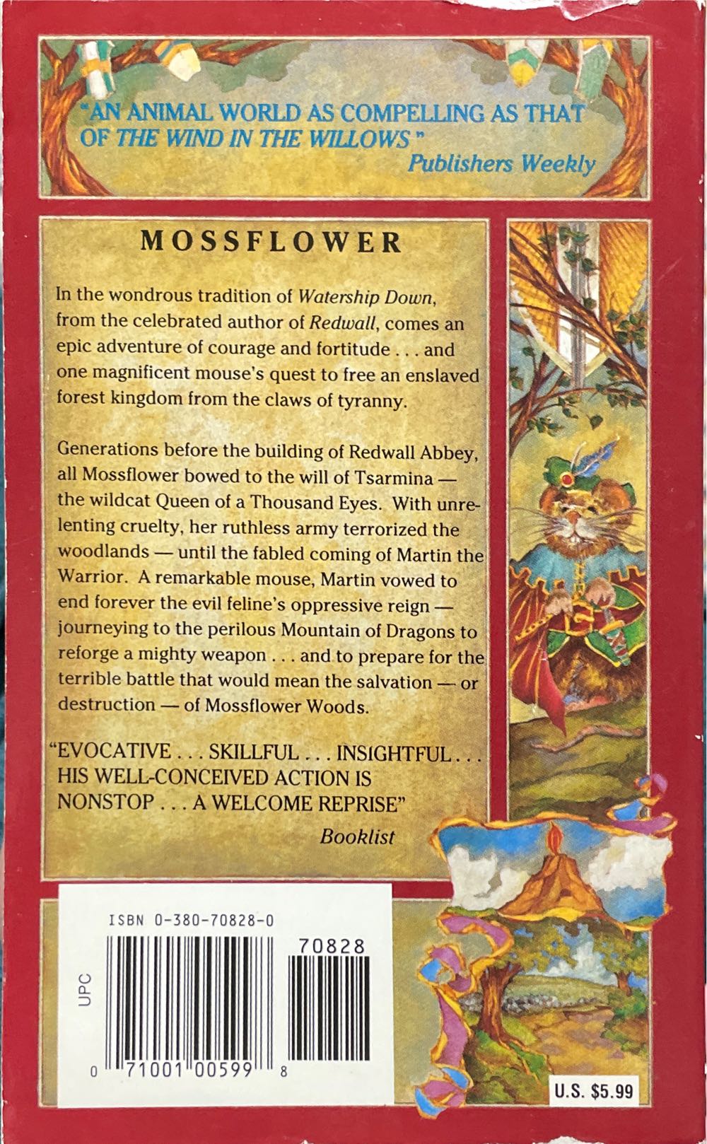 Mossflower - Brian Jacques (Philomel Books - Hardcover) book collectible [Barcode 9780399215490] - Main Image 2