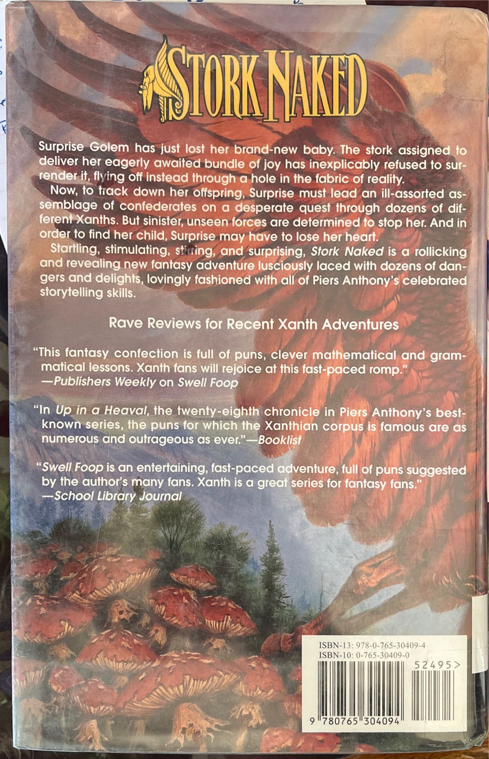 Stork Naked - Piers Anthony (Tor - Hardcover) book collectible [Barcode 9780765304094] - Main Image 2