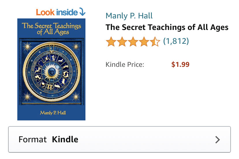 The Secret Teachings Of All Ages ~ Bought - P. Hall (Wilder Publications - Kindle) book collectible [Barcode 9781604590951] - Main Image 2