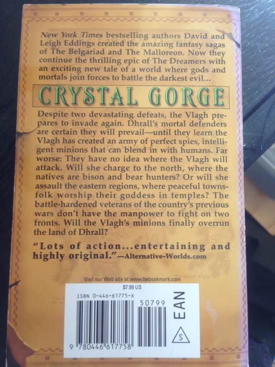 Crystal Gorge - David & Leigh Eddings (Aspect Books - Kindle) book collectible [Barcode 9780446617758] - Main Image 2