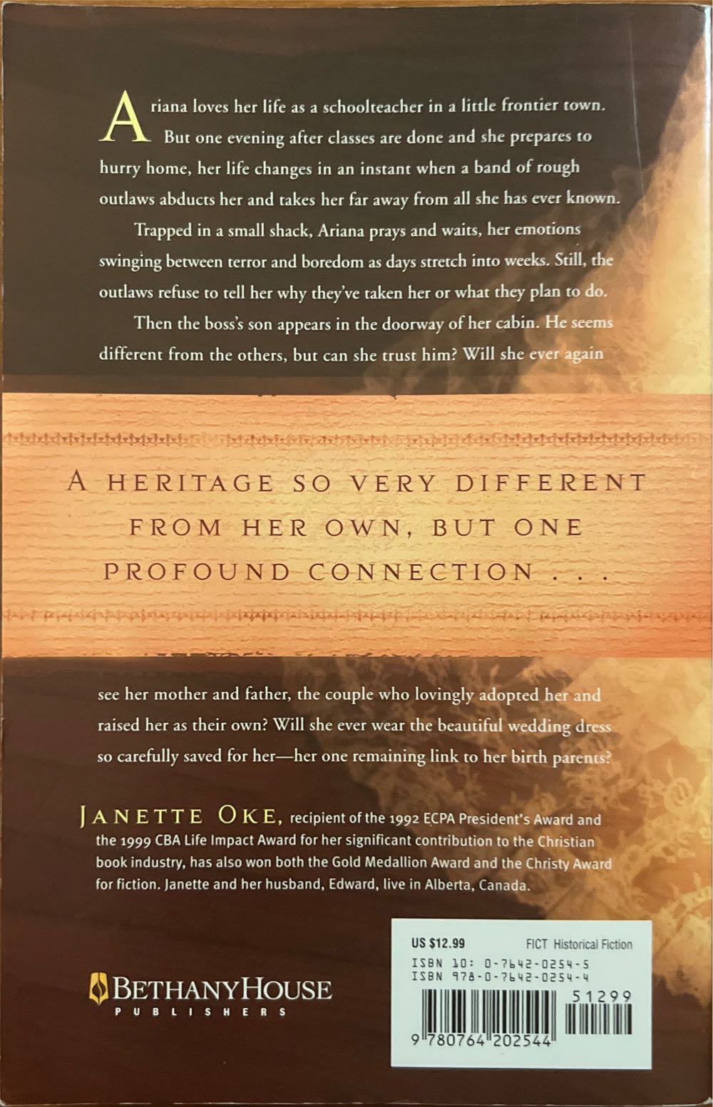 A Gown of Spanish Lace - Janette Oke (Bethany House Publishers - Paperback) book collectible [Barcode 9780764202544] - Main Image 2