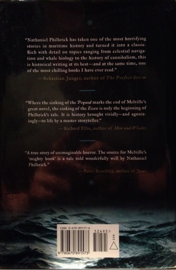 In the Heart of the Sea - Nathaniel Philbrick (- Hardcover) book collectible [Barcode 9780670891573] - Main Image 2