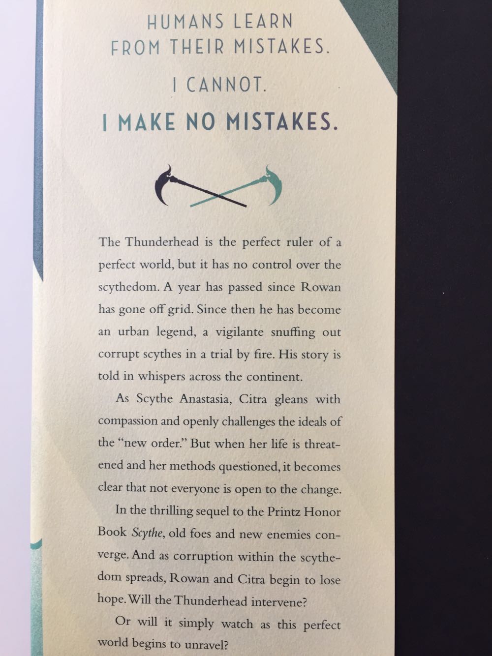 Thunderhead - Neal Shusterman (Walker Books - Hardcover) book collectible [Barcode 9781442472457] - Main Image 3