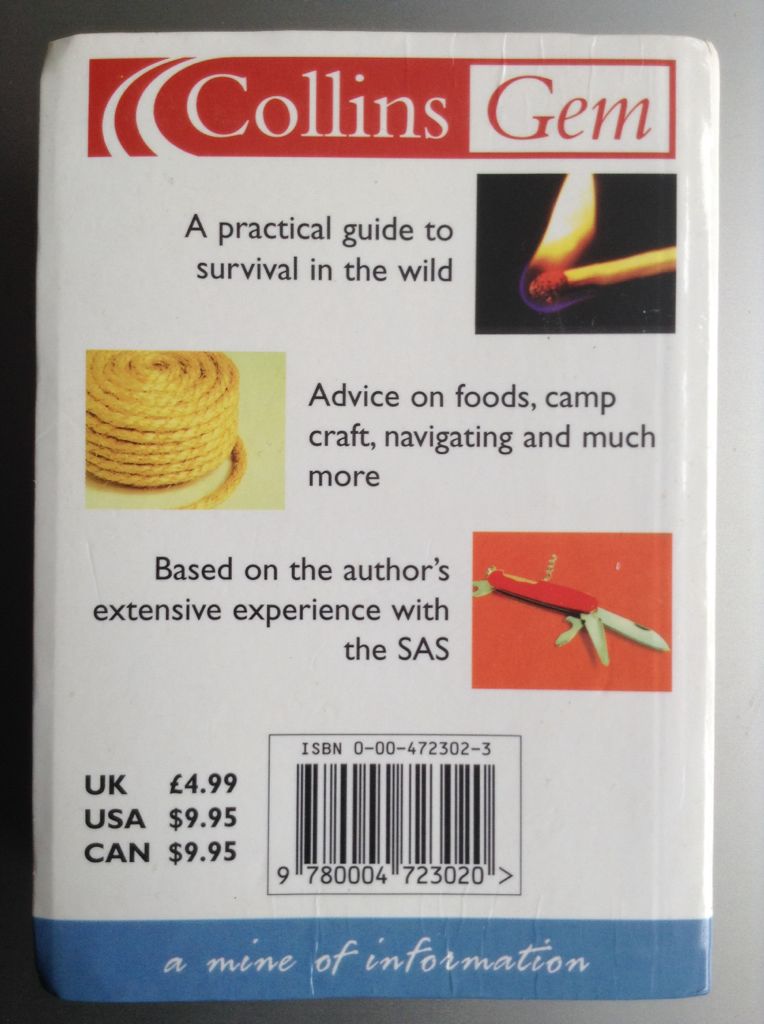 SAS Survival Guide - Collins (HarperCollins - Paperback) book collectible [Barcode 9780004723020] - Main Image 2