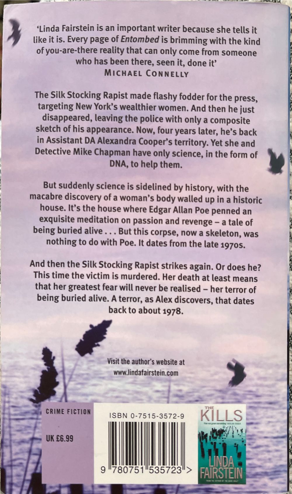 Entombed - Linda Fairstein (Time Warner Paperbacks - Paperback) book collectible [Barcode 9780751535723] - Main Image 2