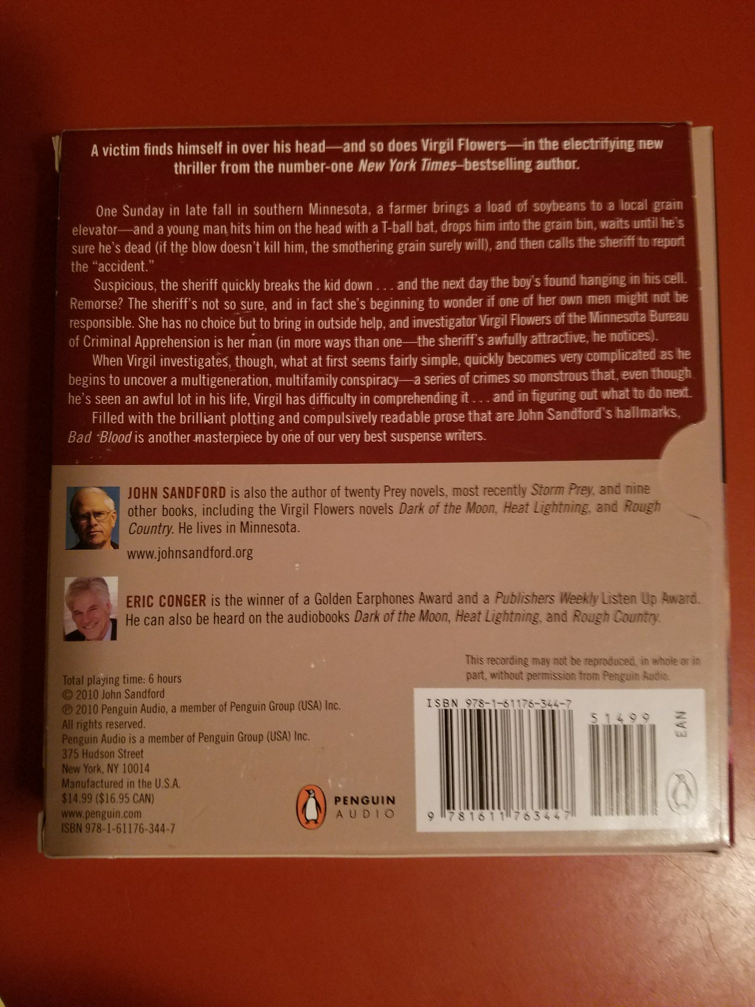 Bad Blood - John Sandford (Penguin Audio - eBook) book collectible [Barcode 9781611763447] - Main Image 2