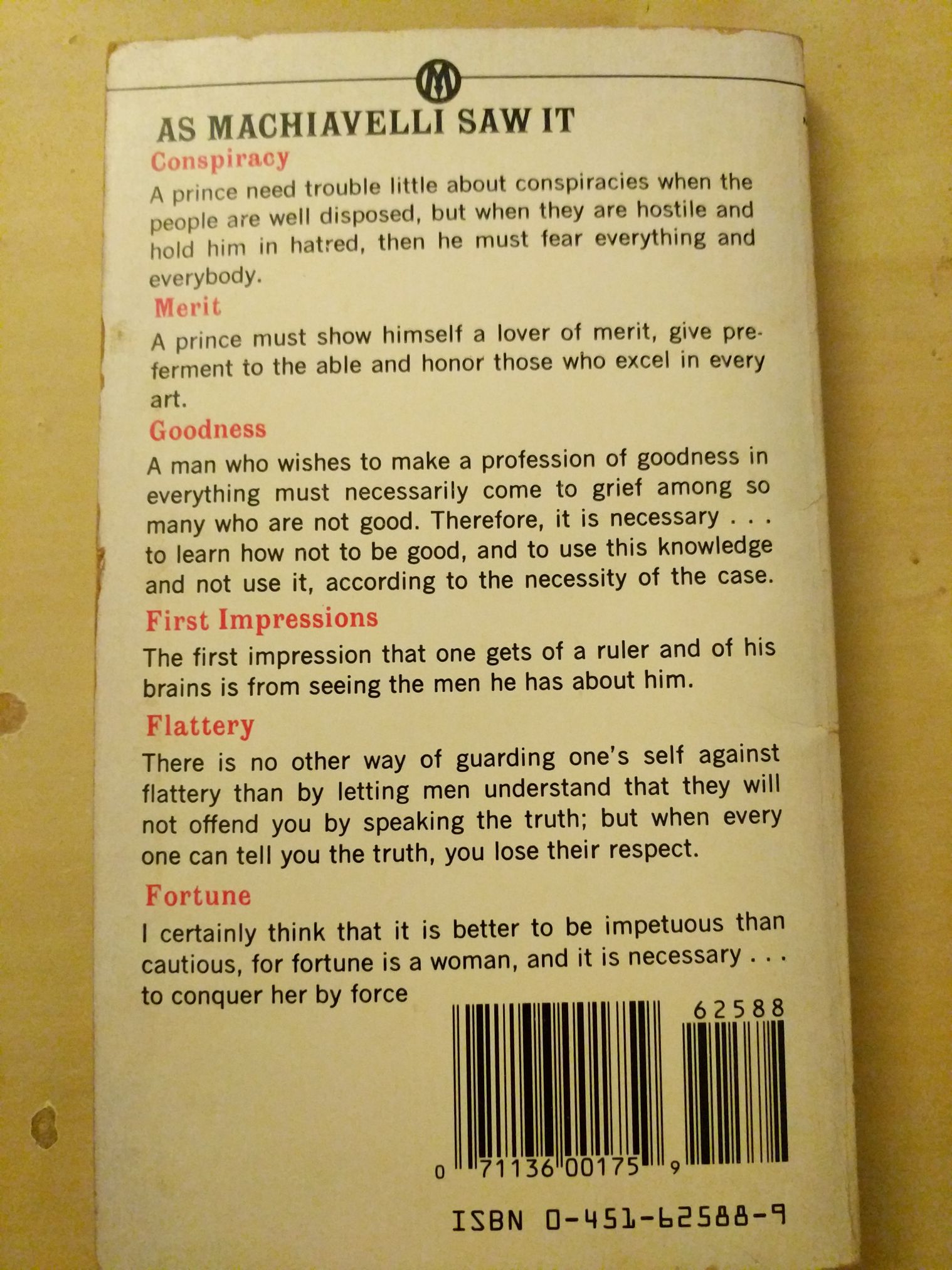 The Prince - Niccolò Machiavelli (NAL Penguin Inc. - Hardcover) book collectible [Barcode 9780451625885] - Main Image 2