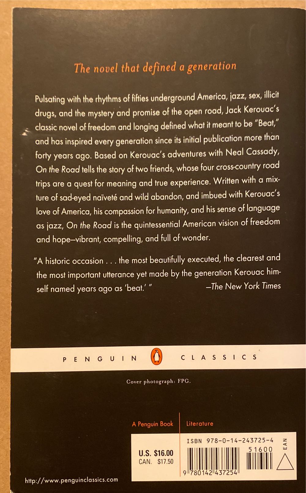 On the Road - Jack Kerouac (Penguin Classics - Paperback) book collectible [Barcode 9780142437254] - Main Image 2
