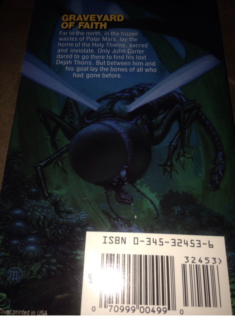 The Warlord Of Mars - Edgar Rice Burroughs (Ballantine - Paperback) book collectible [Barcode 9780345324535] - Main Image 2