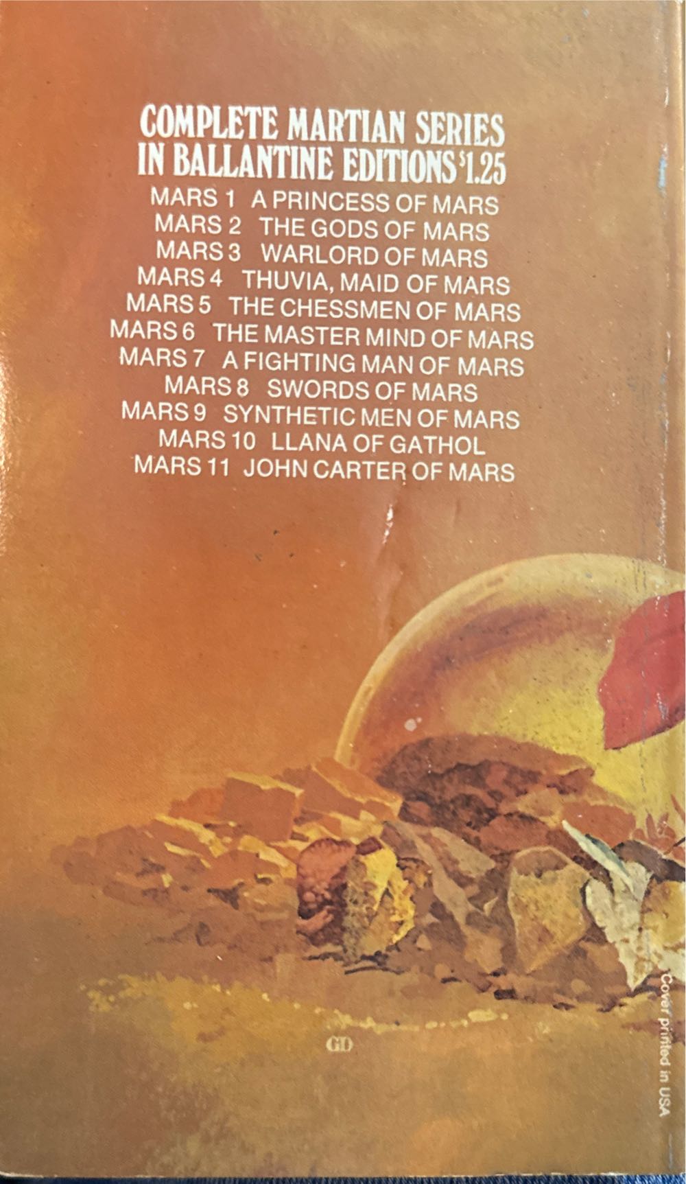 The Warlord Of Mars - Edgar Rice Burroughs (Paperback) book collectible [Barcode 9781591940630] - Main Image 2