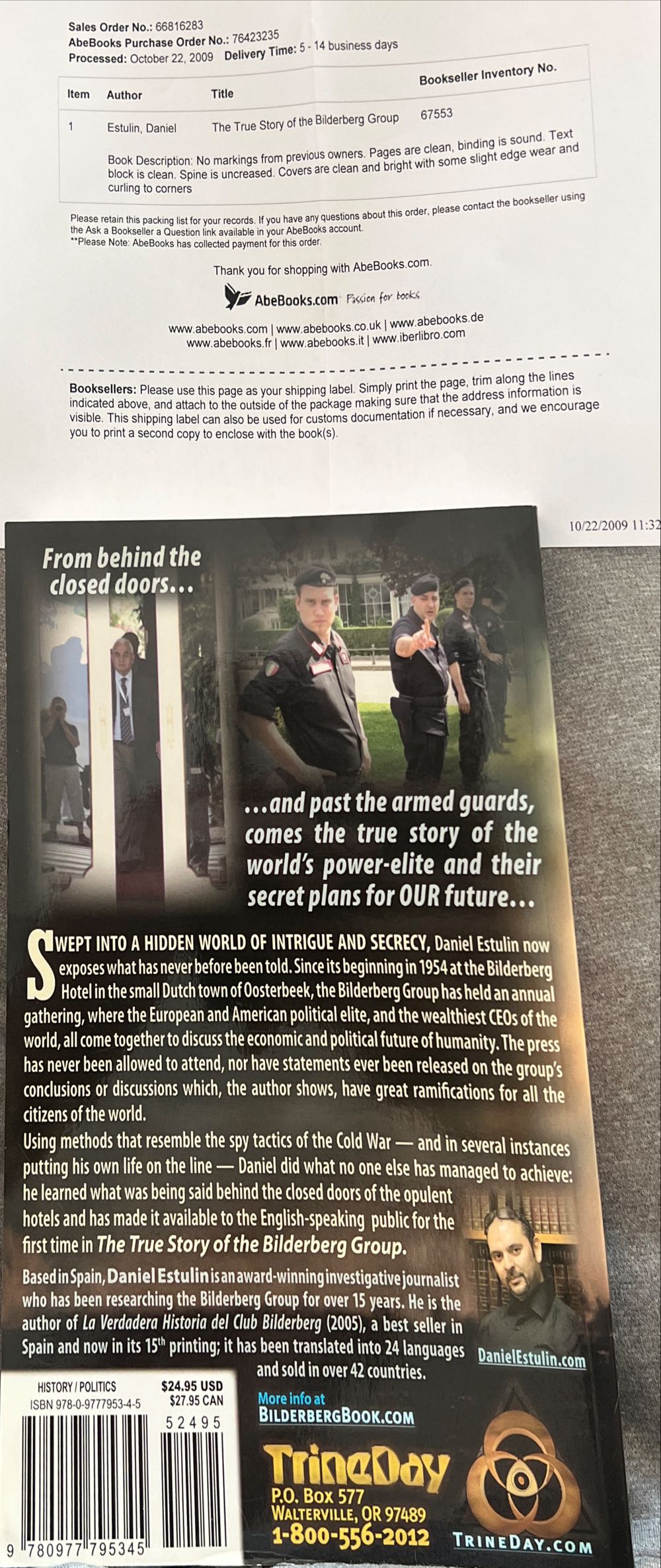 The Bilderburg Group - Daniel Estulin (TrineDay LLC - Paperback) book collectible [Barcode 9780977795345] - Main Image 4