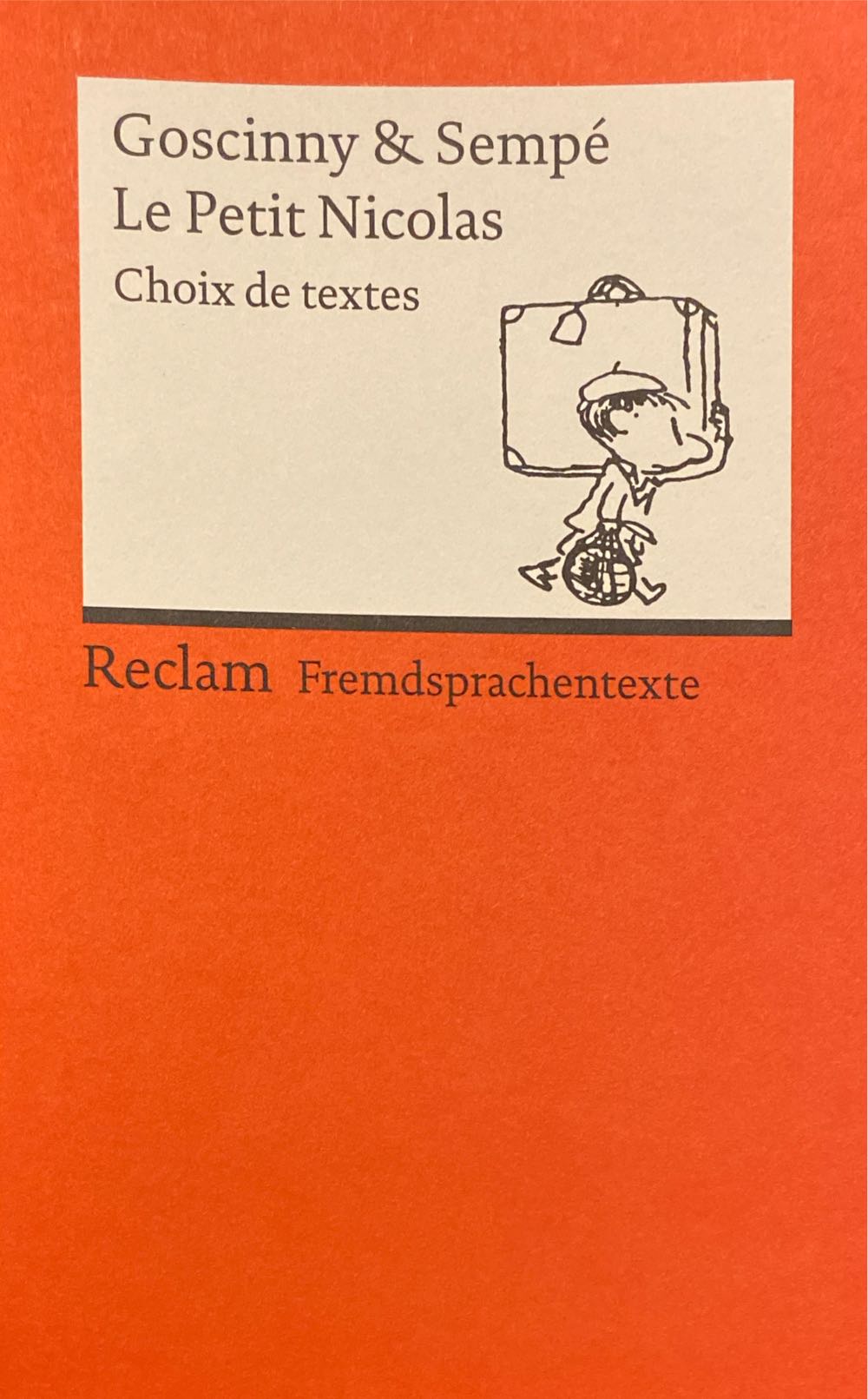 Le Petit Nicolas - René Goscinny (Reclam) book collectible [Barcode 9783150092040] - Main Image 2